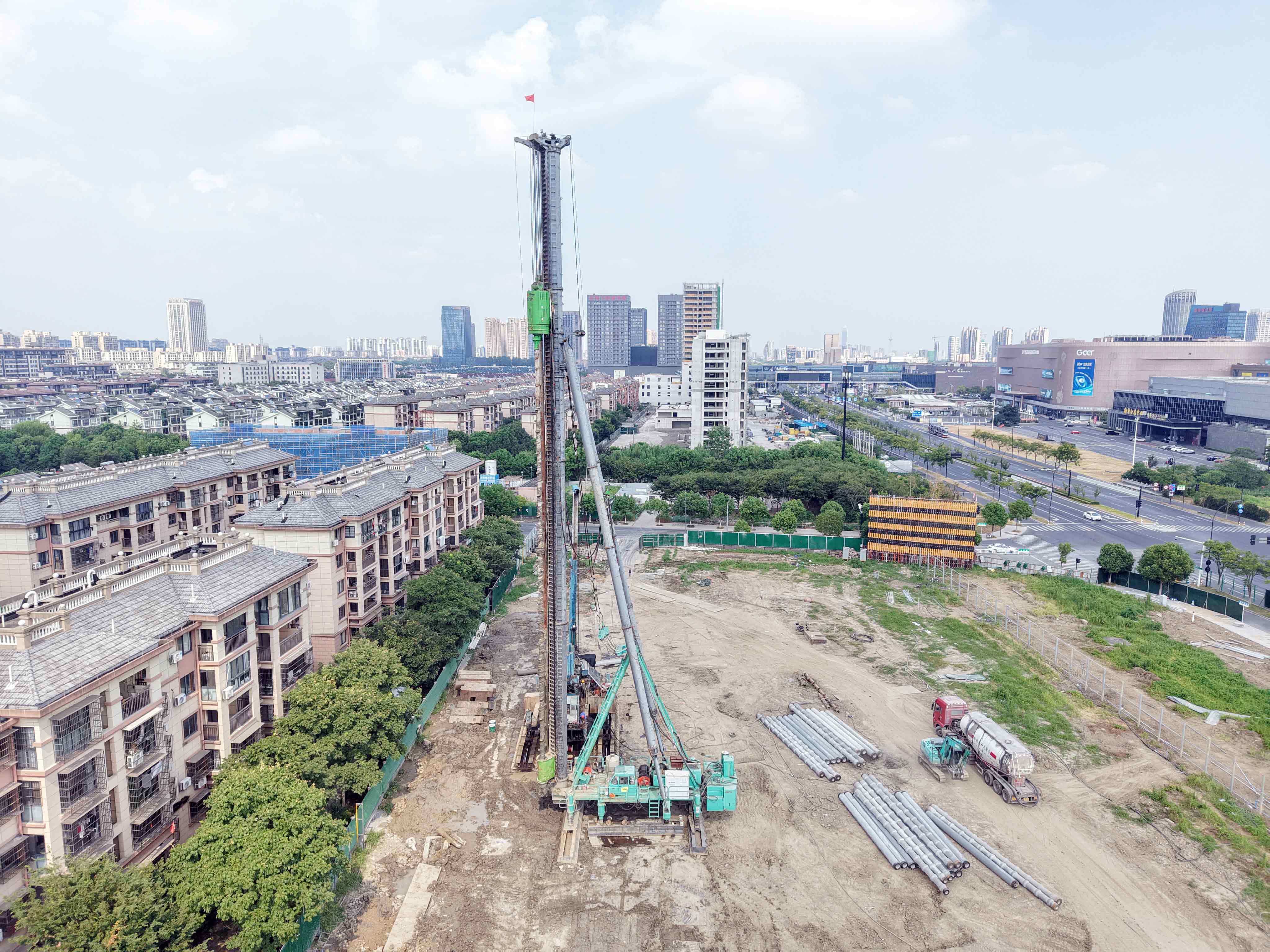 隧道边缘极限施工：绿色静钻桩工法高效安全作业方案-三星领航机械有限公司(图5)