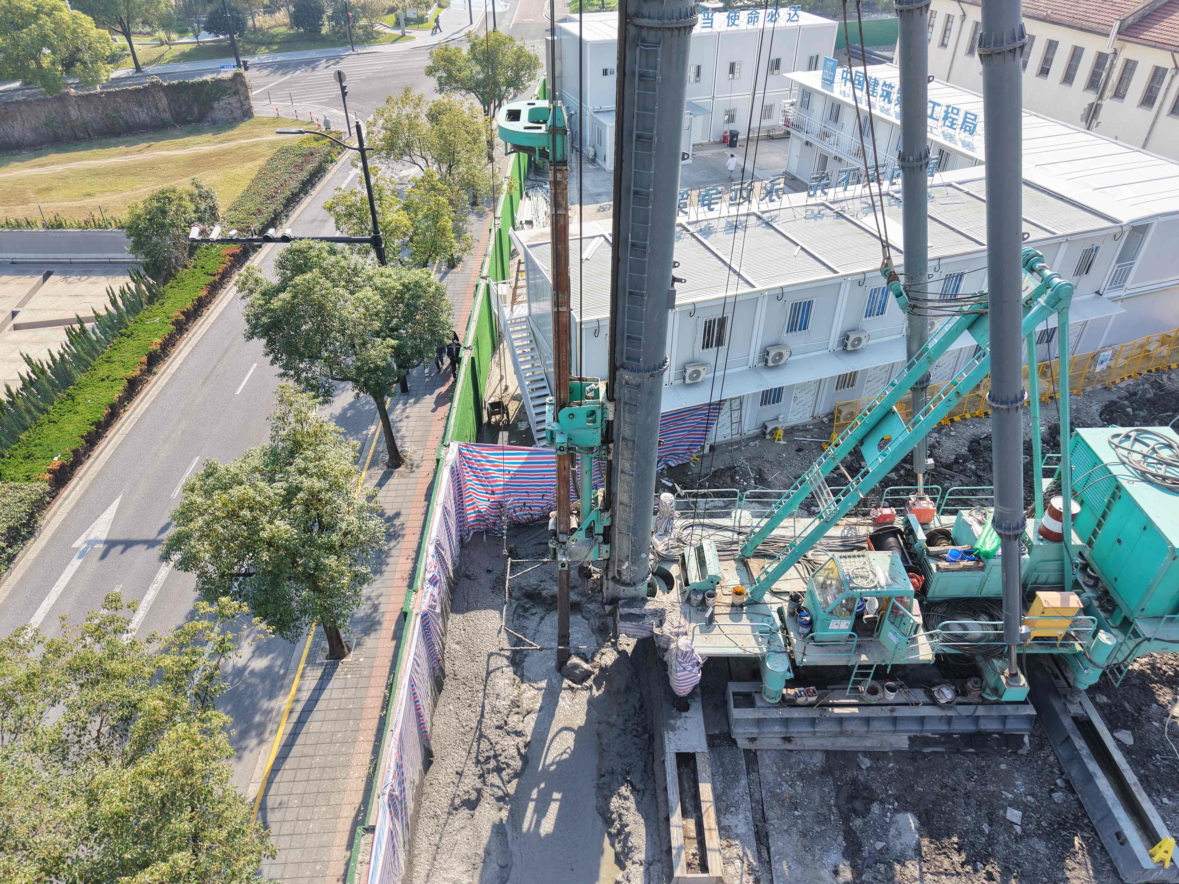 上工机械双轮搅拌钻助力上海科研基地建设，智能化施工破解高难度工程-磐岳机械有限公司(图7)