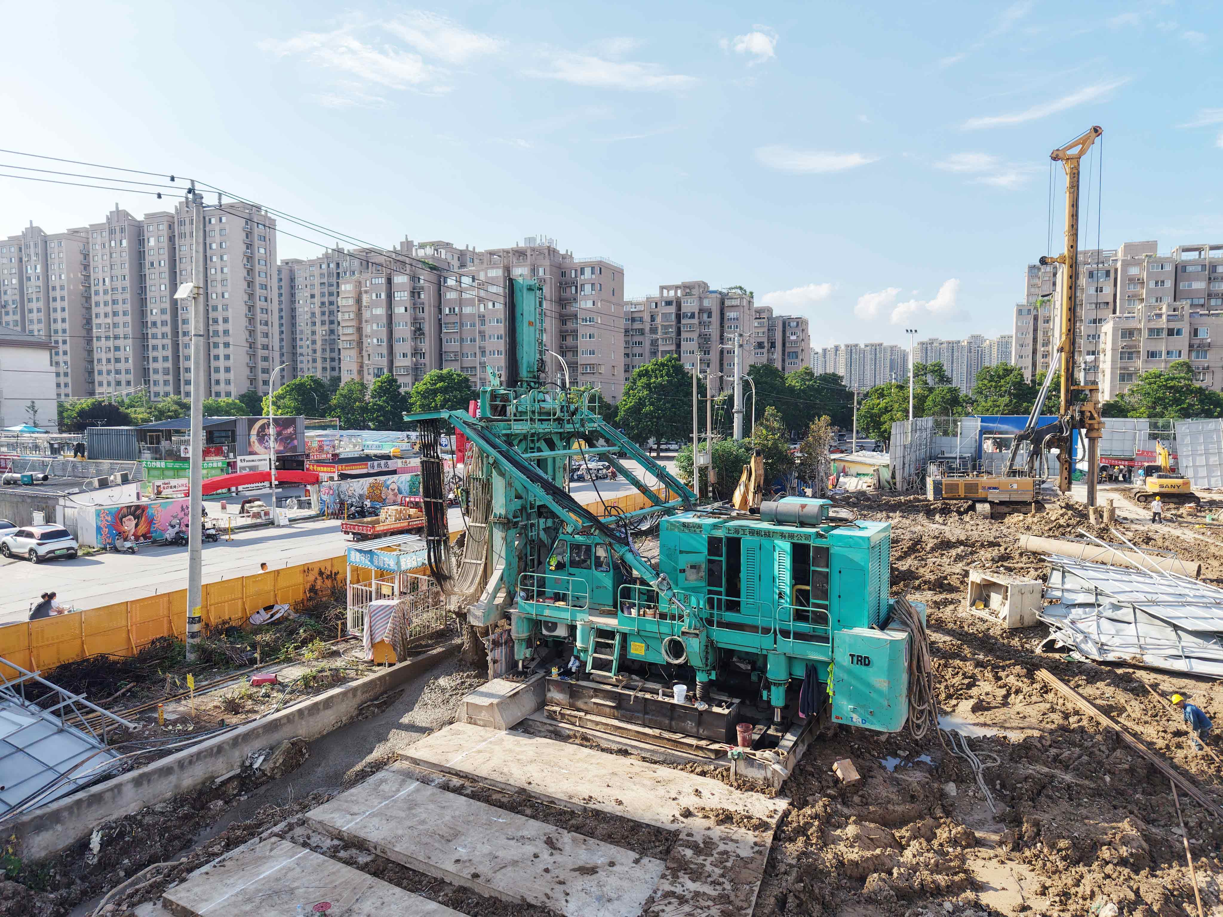 TRD工法机突破地下钢管障碍,高效完成水泥土止水墙施工-磐岳机械有限公司(图7) TRD工法机突破地下钢管障碍,高效完成水泥土止水墙施工-磐岳机械有限公司(图7)