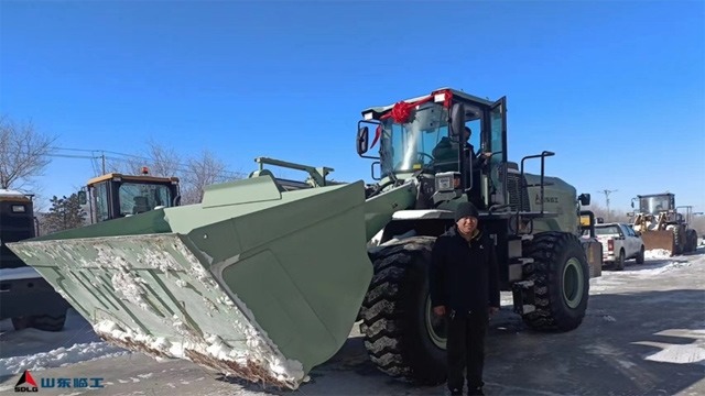 山东临工新能源装载机成功进军北方市场-磐岳机械有限公司(图1)
