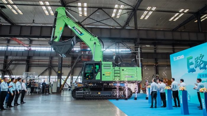 全球首台矿用混动挖掘机XE650GK HEV正式下线-磐岳机械有限公司(图1) 全球首台矿用混动挖掘机XE650GK HEV正式下线-磐岳机械有限公司(图1)