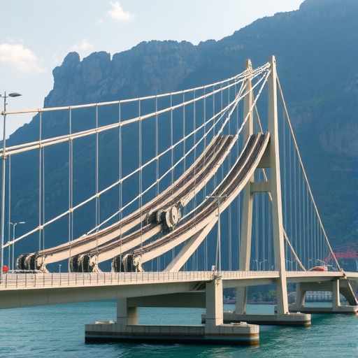 龙岩纵坡双幅转体桥成功转体 城市交通优化升级-磐岳机械有限公司(图1) 龙岩纵坡双幅转体桥成功转体 城市交通优化升级-磐岳机械有限公司(图1)