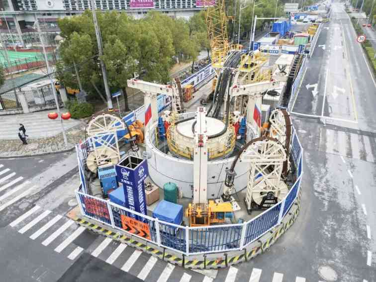 沉井式竖井掘进机水务项目首秀创高效纪录-磐岳机械有限公司(图3)