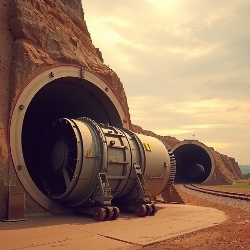 阿尔及利亚地铁延伸线首台盾构机贯通一带一路工程-磐岳机械有限公司(图2)
