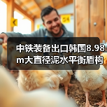 中铁装备出口韩国8.98m大直径泥水平衡盾构机下线（图4）