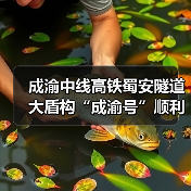 成渝中线高铁蜀安隧道大盾构“成渝号”顺利始发 成渝中线高铁蜀安隧道大盾构“成渝号”顺利始发