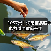 1057米!海南首条超长电力过江隧道开工(图2) 1057米!海南首条超长电力过江隧道开工(图2)