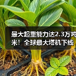 最大起重能力达2.3万吨米!全球最大塔机下线交付(图1) 最大起重能力达2.3万吨米!全球最大塔机下线交付(图1)