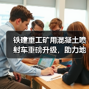 铁建重工矿用混凝土喷射车重磅升级，助力地下矿山高效湿喷支护（图1）