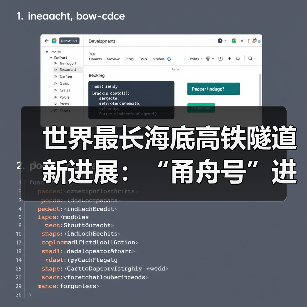 世界最长海底高铁隧道新进展:“甬舟号”进入海域段施工(图2) 世界最长海底高铁隧道新进展:“甬舟号”进入海域段施工(图2)