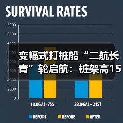 变幅式打桩船“二航长青”轮启航：桩架高150米（图3）