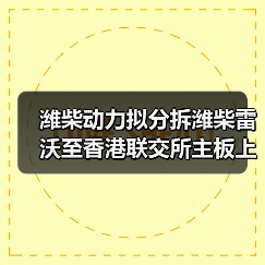 潍柴动力拟分拆潍柴雷沃至香港联交所主板上市（图4）