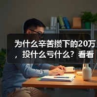 为什么辛苦攒下的20万,投什么亏什么?看看老周的理财账户就知道了(图4) 为什么辛苦攒下的20万,投什么亏什么?看看老周的理财账户就知道了(图4)