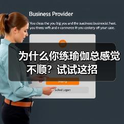 为什么你练瑜伽总感觉不顺?试试这招(图1) 为什么你练瑜伽总感觉不顺?试试这招(图1)