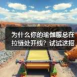 为什么你的瑜伽服总在拉链处开线?试试这招(图1) 为什么你的瑜伽服总在拉链处开线?试试这招(图1)